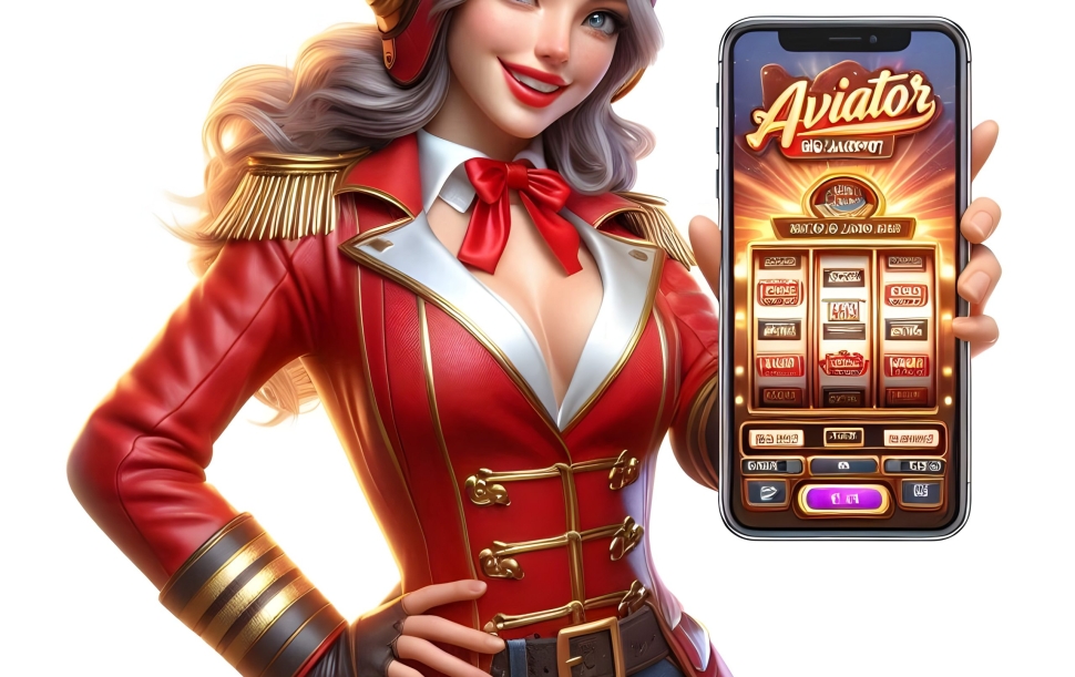 aviator-lady-slot-game-character-with-simple-plain-background